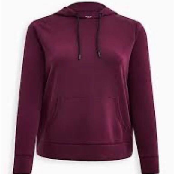 torrid purple Cupro Long Sleeve Active Hoodie Sweatshirt - Picture 7 of 10